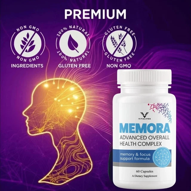 (1 PACK) MEMORA Capsules - Brain Support Supplement for Focus & Memory ...
