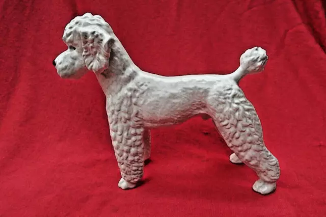 GOEBEL Standard Poodle CH 620 Large White Dog Vintage Figurine