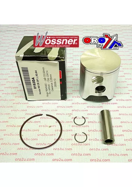 Honda RS 125 GP 54.00mm 1992 1993 1994 Bore Wossner Racing Piston Kit