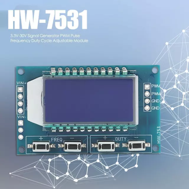 Generatore di segnale 1Hz-150KHz con display LCD modulo scheda PWM modulo elettronico