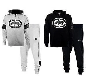 ECKO UNLTD TRACKSUIT Hooded Top Bottom Full Set Big Size s S L