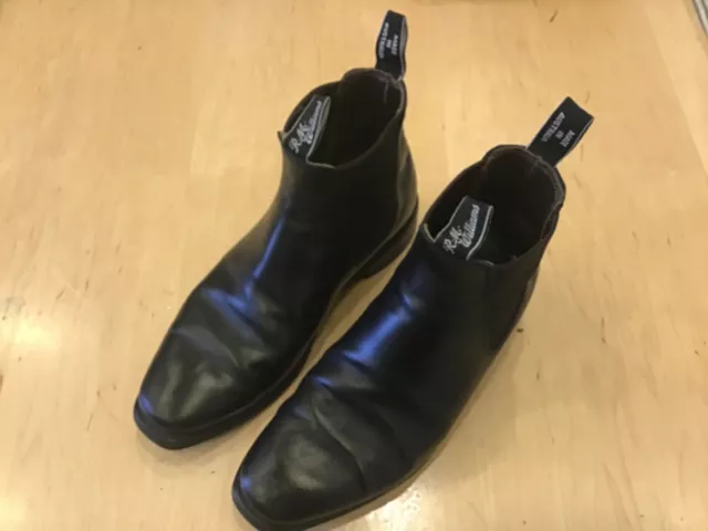 MEN'S RM WILLIAMS Black Boots Size 8+ H £40.00 - PicClick UK