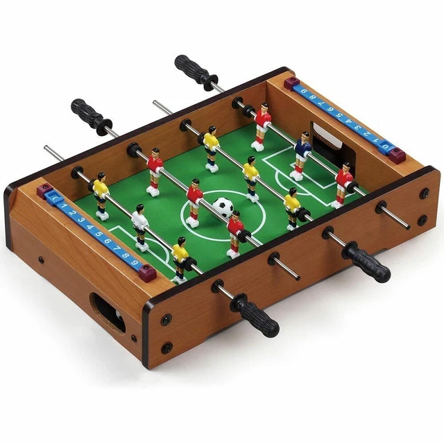 Calcetto da Tavolo Glow in the Dark – Calcio Balilla Luminosa con Segnapunti e Palline per Bambini