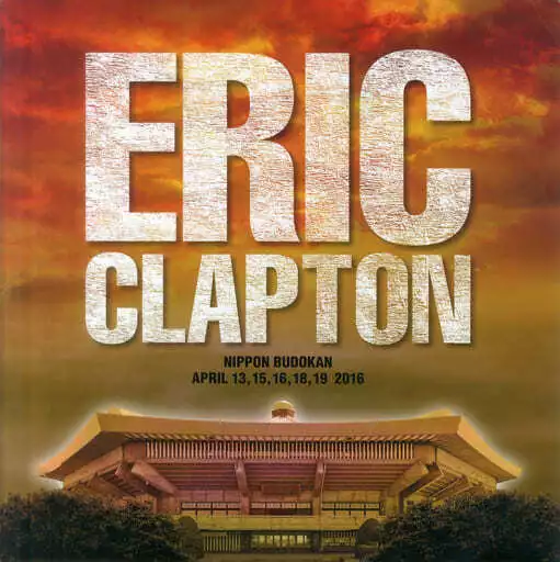 Booklet Tour Book Live Pamphlet Eric Clapton Nippon Budokan April 13