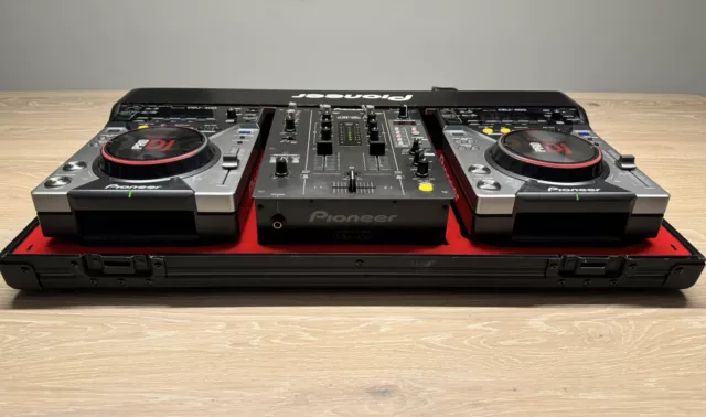 Pioneer DJ  2x CDJ 400+1x DJM 400+1xPRO-440FLT Set sehr guter Zustand TOP