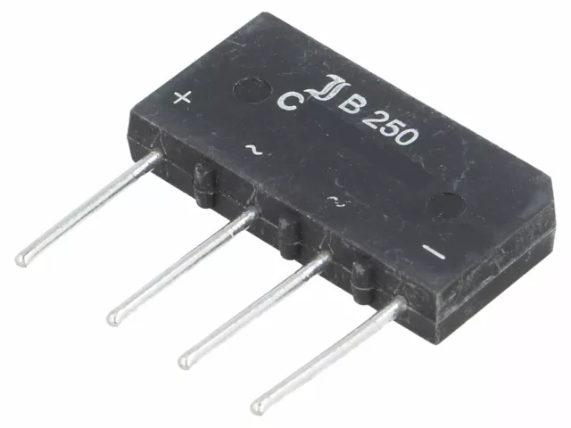 B500C3700A Brückengleichrichter flach 500/1000V 3,7A Bridge Rectifier[2 pcs] #BP