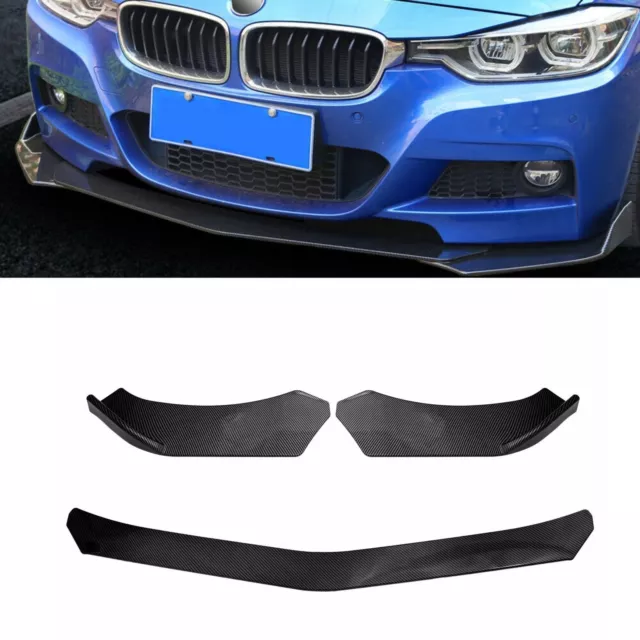 StoßStange Spoiler Frontlippe Frontspoiler für Seat Altea V-Typ Carbon Look