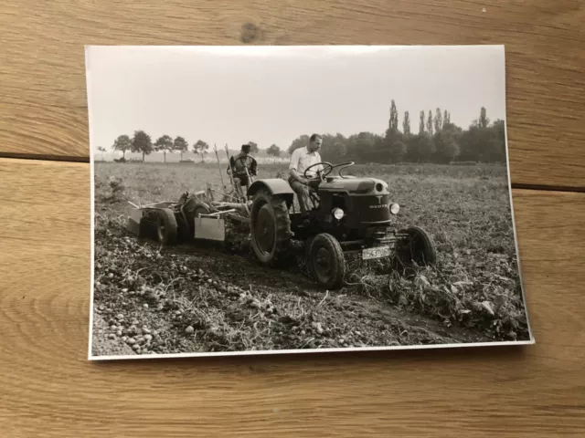 Deutz F2L 612 tractor + Werksfoto / factory picture + 1950er Jahre Deutz F2L 612 tractor + Werksfoto / factory picture + 1950er Jahre