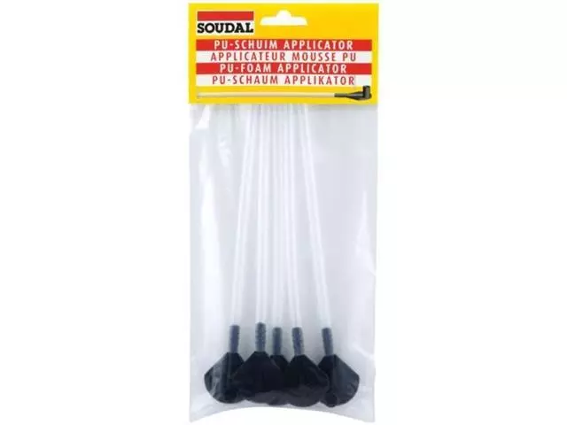 Soudal 5 Pieces PU Foam Replacement Applicator Spare Nozzles Hand Held Straw Set