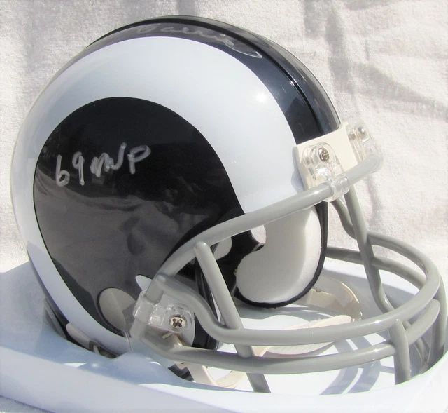Roman Gabriel Los Angeles Rams Mini Helmet With NFL MVP Inscription