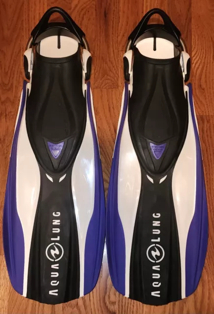 Aqua Lung Shot FX Open Heel Scuba Diving Fins Spring Straps Women’s  Regular NEW