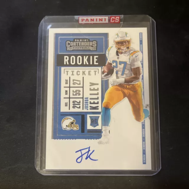 2020 Contenders Optic Joshua Kelley Rookie Ticket Autograph Auto RC Encased