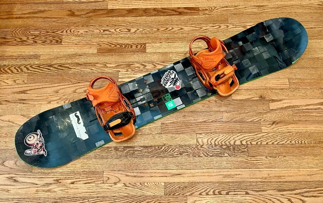 Burton Process 157 Snowboard with Medium Burton Cartel Bindings
