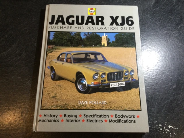 1968-1987 Jaguar XJ6 Haynes Restoration Guide Sovereign Vanden Plas Series 1 2 3