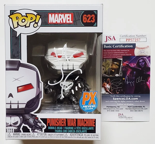 Jon Bernthal Signed Punisher War Machine Funko Pop W/Jsa Cert Marvel