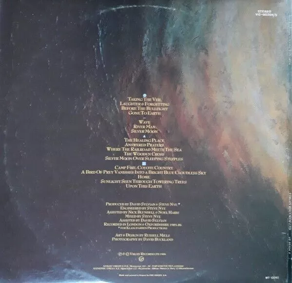 David Sylvian ‎– Gone To Earth [ 2×Vinilo, LP, Álbum, Grecia, 1986,... 2
