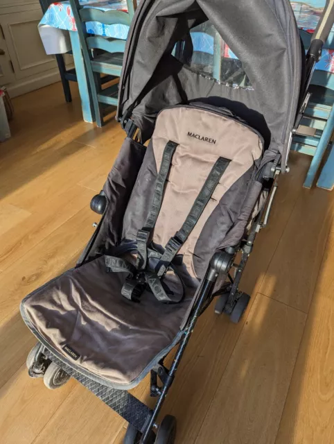 Maclaren Quest Black/Champagne Standard Single Seat Stroller