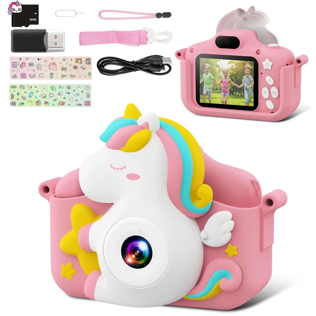 Fotocamera Istantanea Per Bambini - Macchina Fotografica Con Stampa E 32GB, Regalo Ideale - Foto 8