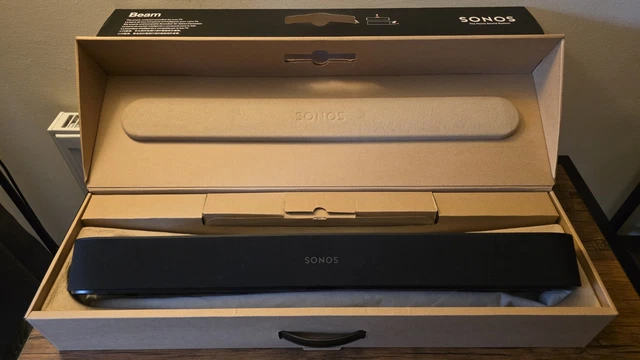 Fresh Look at Sonos Beam Gen 1 Black Smart Soundbar With Alexa Built
