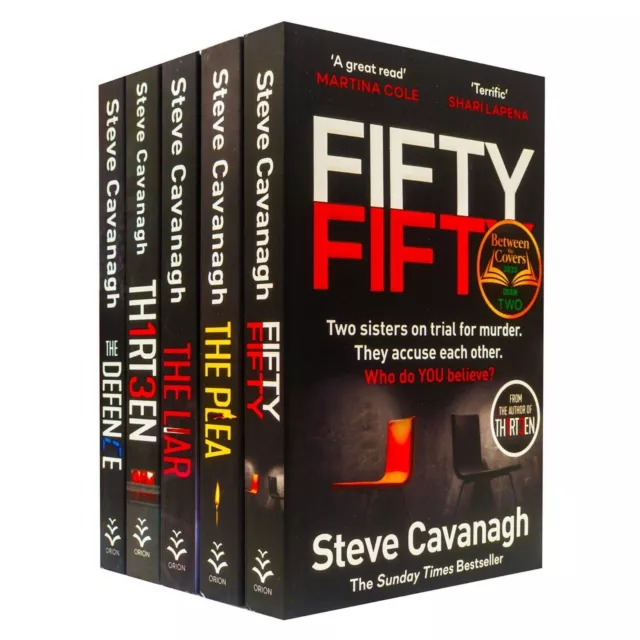 Eddie Flynn Series 5 Books Collection Set by Steve Cavanagh Thirteen, Defence