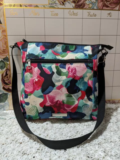Samantha Brown Orchid Floral Crossbody