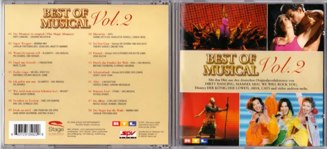 CD Best of Musical Vol. 2  aus Elisbeth Tanz der Vampire Titanic Starlight ...