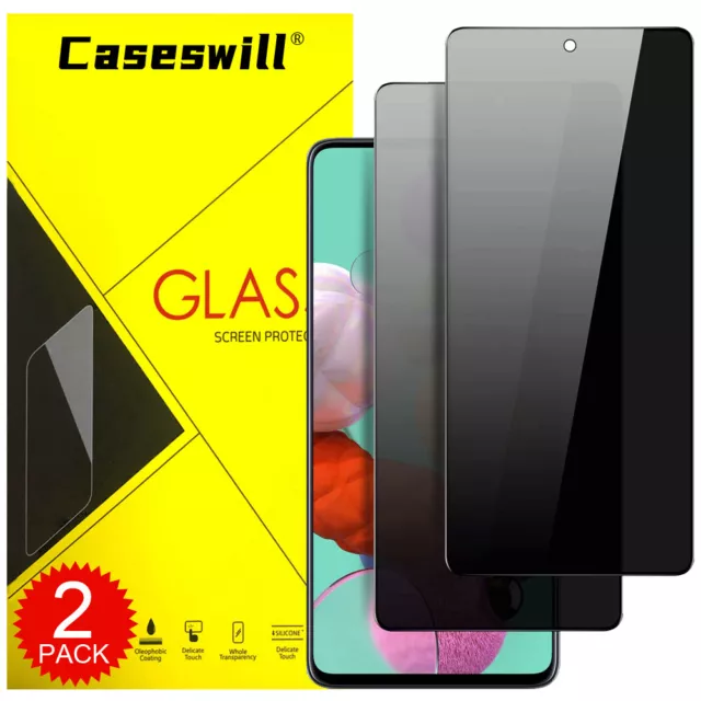 For Samsung Galaxy S23 S21 S20 FE 5G Tempered Glass Privacy  Screen Protector