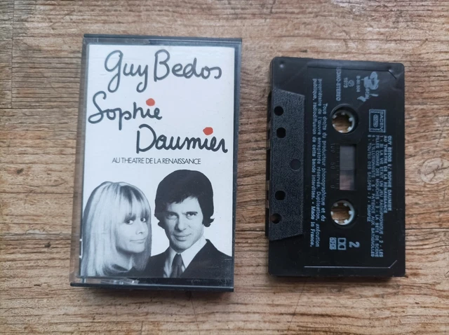 Guy Bedos & Sophie Daumier Theatre De La Renaissance  Cassette Audio Tape
