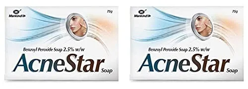 Mankind Acne Star Soap 75 gm Pack of 2