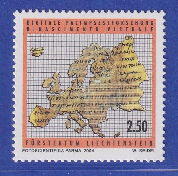 Liechtenstein 2004 Digitale Palimsestforschung Mi.-Nr. 1364 **