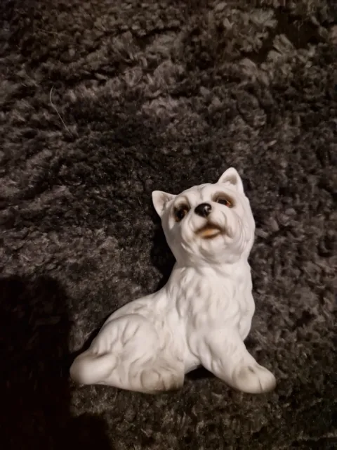 Regency Fine Arts Westie West Highland Terrier Dog Puppy Ornament Figurine