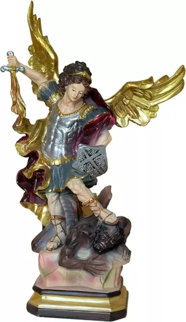 Kaltner Präsente Heiligenfigur Figur Heiliger Michael Erzengel (Höhe 14,5 cm)