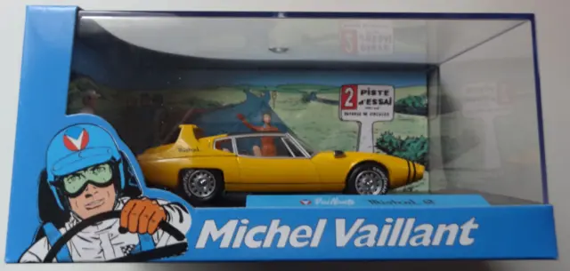 Michel Vaillant - Vaillante - Mistral GT - 1970 - 1/43 - De l'huile sur la piste