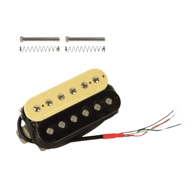 Electric Guitar Humbucker Pickups Alnico V Pickup (Zebra + black) W8H5