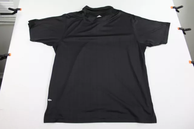 ADIDAS BLACK CLIMA Cool Men Polo Shirt Short Sleeve Size XL $10.19 ...