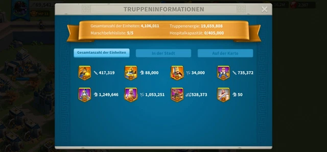 RISE OF KINGDOMS Account ROK 72M Power VIP 13 T5 EUR 1.190,00 - PicClick DE