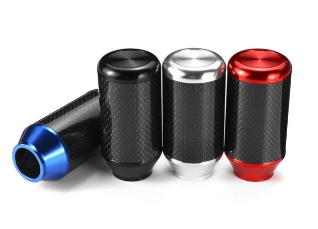 JDM Black Aluminum Carbon Fiber MANUAL transmission stick shifter Shift Knob H34
