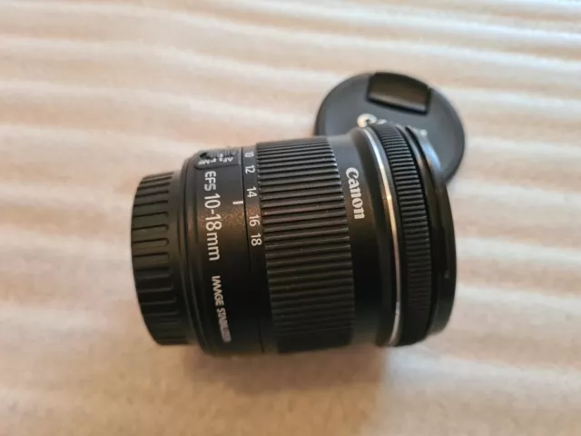 Canon EF-S 10-18mm F/4.5-5.6 IS STM Lens Wide Angle Zoom Lens