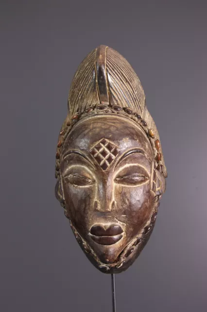 Punu Mask African Tribal Art Africain Arte Africana Afrikanische Kunst **