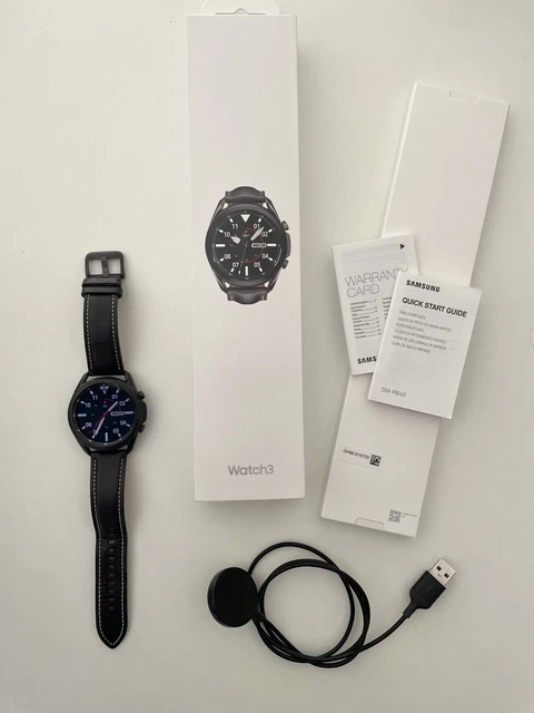 Samsung R840 Galaxy Watch 3 Smartwatch 45mm Mystic Black Fitness Tracker | Acquisti Online su