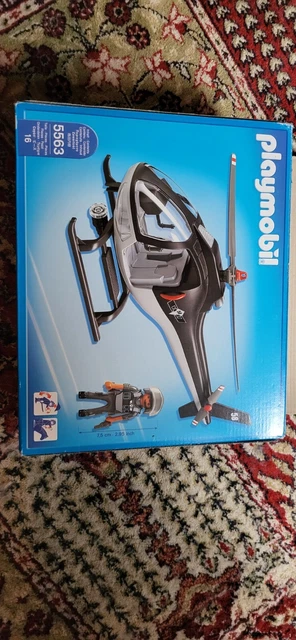 Pièce De Rechange Playmobil Hélicoptère Police 5563 - Accessoire Vintage - Occasion