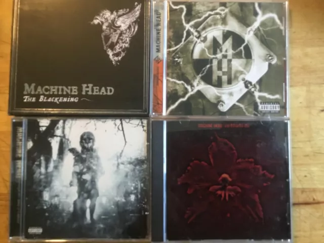 Machine Head [4 CD Alben] Blackening + Burning Red + Through Ashes +Supercharger