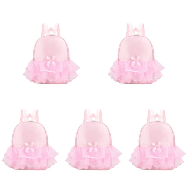 5x scarpe da ballo tutù abito danza zaino bellissimo zaino in nylon