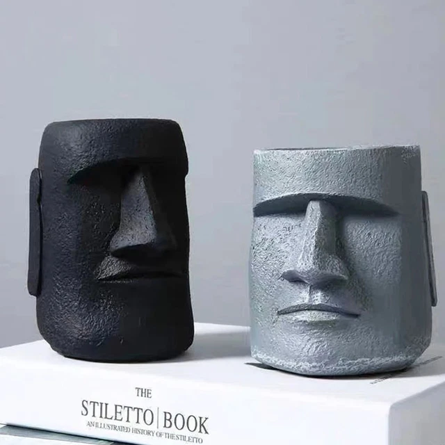 Abstract Vase Head Planter Pot Minimalist Home Decor Crafts