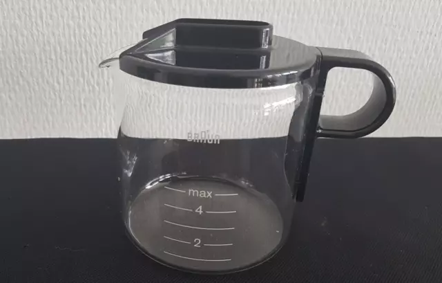 Braun Glaskanne Ersatzkanne Kaffeekanne für 4 Tassen