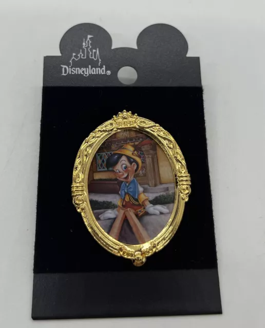 Disney Character Pin Of The Month Pinocchio Boy Puppet Oval Portrait