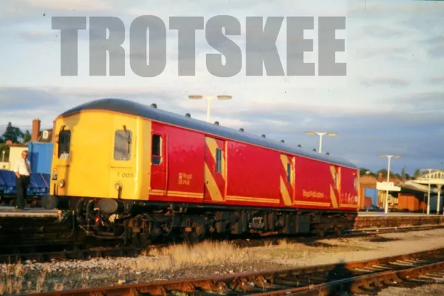 35mm Slide BR British Rail Diesel Royal Mail DMU Class 128 55993 1988 Original