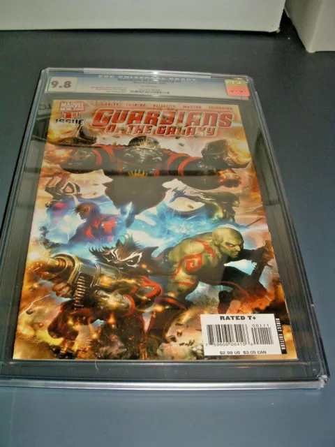 GUARDIANS of the GALAXY 1 CGC 9.8 WP NM/M MOVIE KEY STARLORD ROCKET GROOT GAMORA