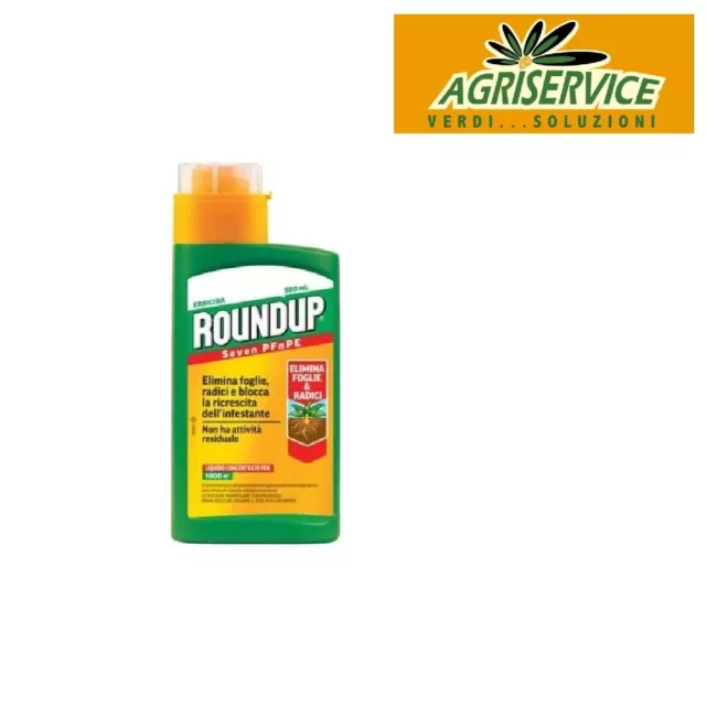 ROUNDUP SEVEN 500 ml Diserbante Totale Glifosato seccatutto erbicida sistemico 