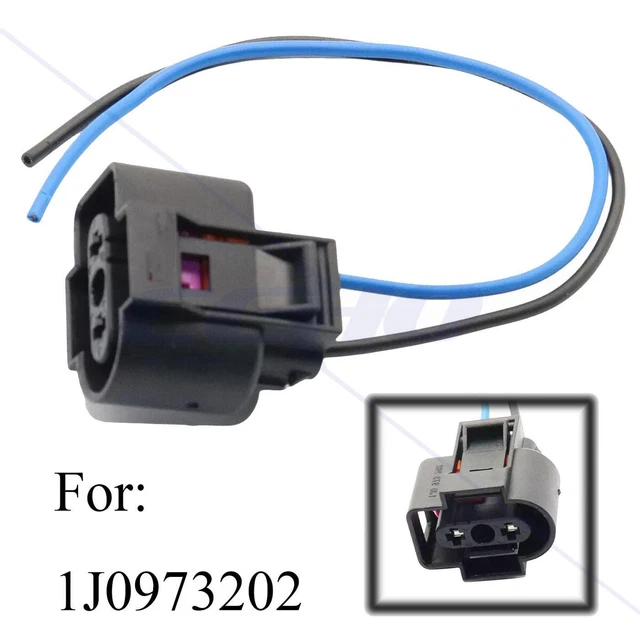 Connecteur De Pompe à Carburant Avec Capteur Pour VW, Audi, Seat, Skoda - Référence 1J0973202, 2 Broches, 12V